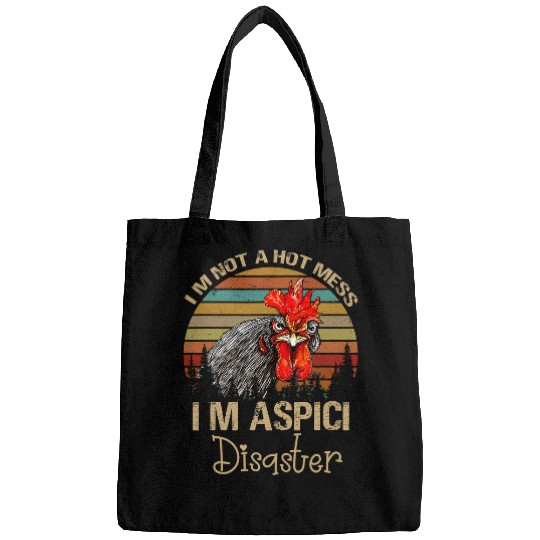 Chicken Pet Im Not A Hot Mess Im A Spicy Disaster Chicken Bags