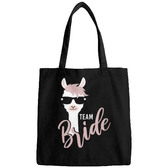 Llama Pet Team Bride llama alpaca bachelorette party Bags