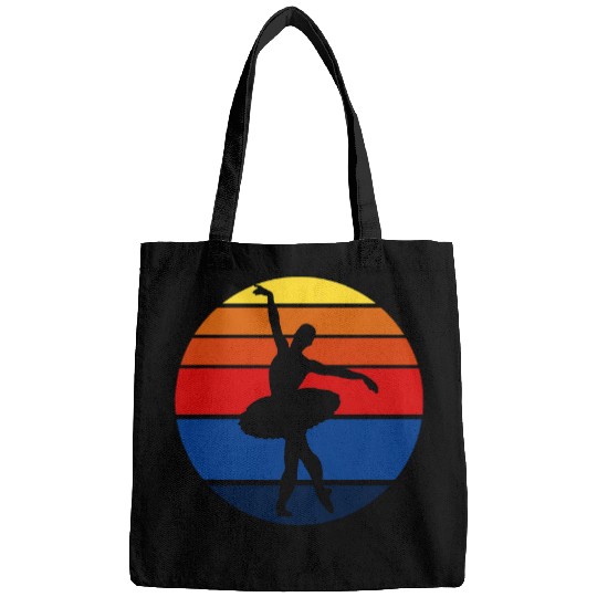 Ballerina Young Lady Roses Dance Sunset Bags