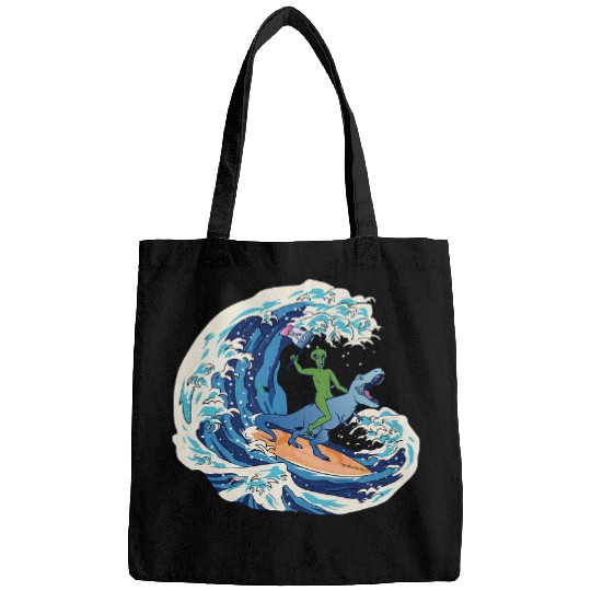 Aliens UFO Abduction Space Ancient Aliens Merchandise Bags
