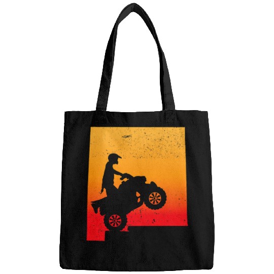 Quad bike or Four Wheeler New Mexico Sunset Art Motorcycle Bags