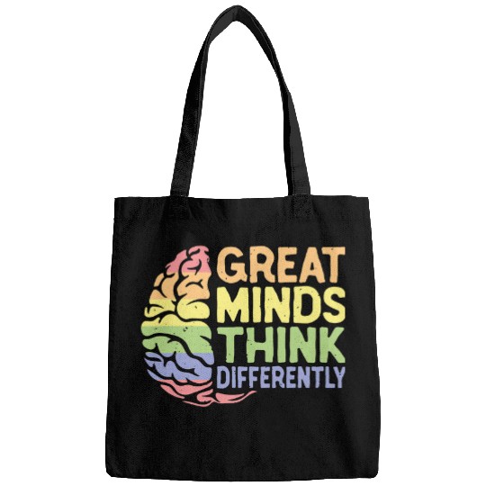 Autism Puzzle Minds Think ASD ADHD Neurodiversity Bags