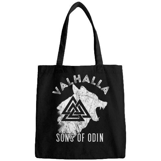 Coyote Mammal Viking Fenrir wolfs Valhalla Sons of Odin Valknut Symbol Bags
