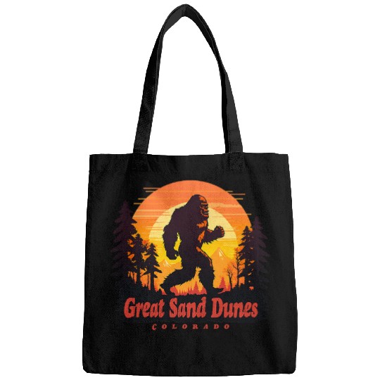 Bigfoot Pet Great Sand Dunes Colorado Bigfoot Sasquatch Bags