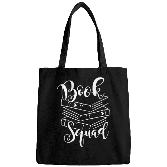Book Fun Lovers and Book Club Book Squad Bags