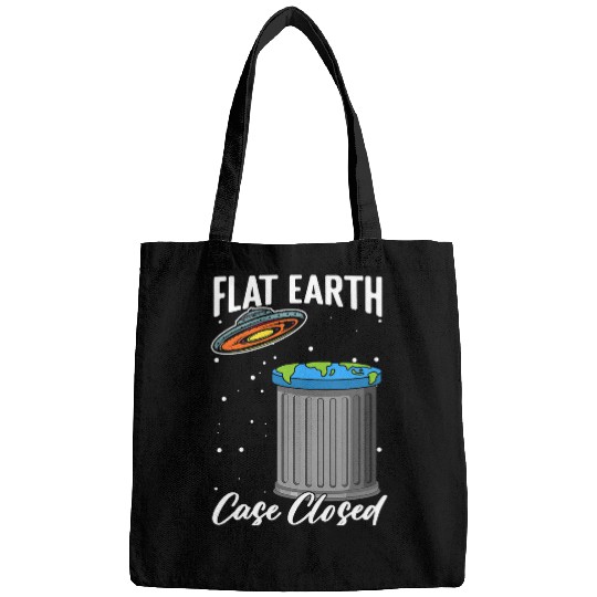 Aliens UFO Flat Earth Alien Science Conspiracy Flat Earther Bags