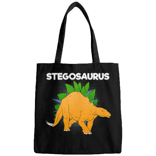Dinosaur Pet Orange Stegosaurus Reptile Lizard Saurian Dinos Bags