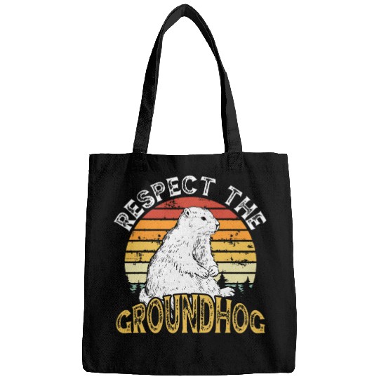 Beaver Pet Respect Groundhog Sunset Design For Land Bags