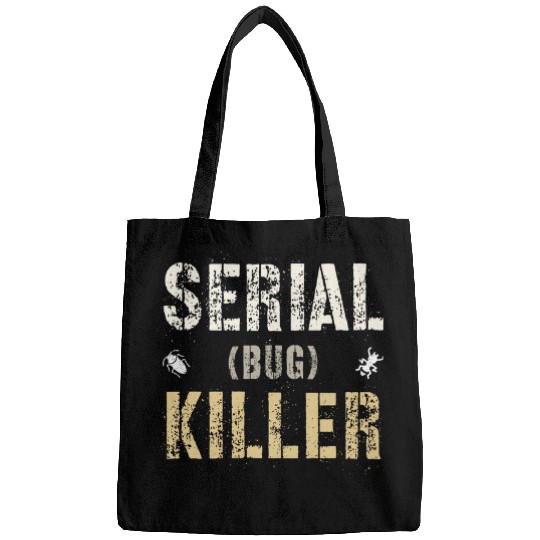 Funny SERIAL Bug KILLER Exterminator Crew Halloween Costume Bags