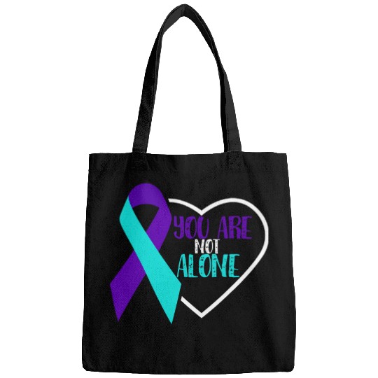suicides Prevention 988 Ribbon You Are Not Alone Bags