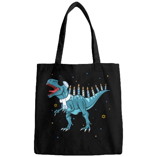Dinosaur Pet TRex Menorah Hanukkah Chanukah Jewish Boys Kids2 Bags