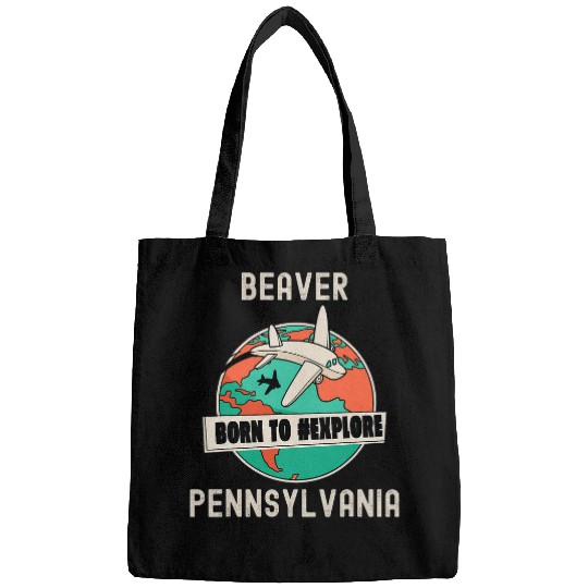 Beaver Pet Pennsylvania Born to Explore Travel Lover Bags