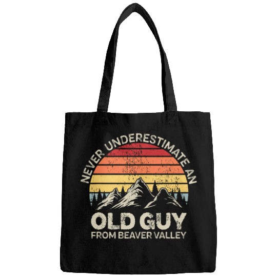 Beaver Pet Retro vintages Never underestimate an old Guy Beaver Valley Bags