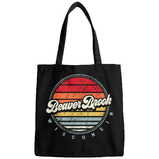 Beaver Pet Retro Beaver Brook homes State Cool 70s Style Sunset Bags