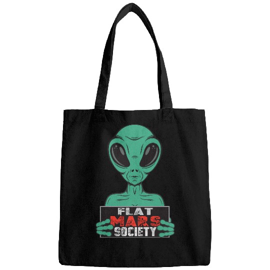 Aliens UFO Flat Mars Society Bags