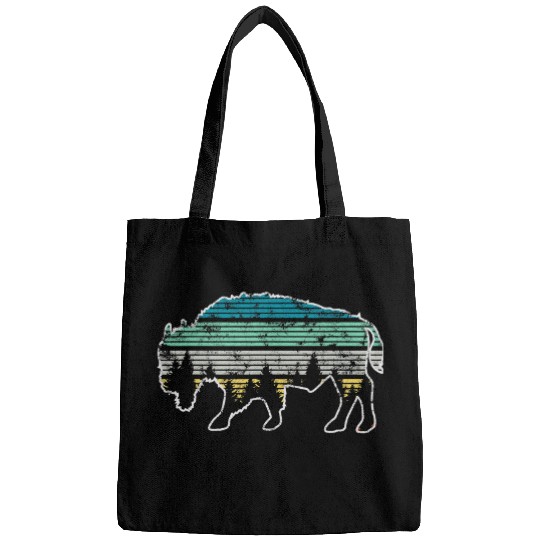 Cow Pet Bisons Buffalo Farmer Animal Nature Cattle Cow Woods Forest Bags