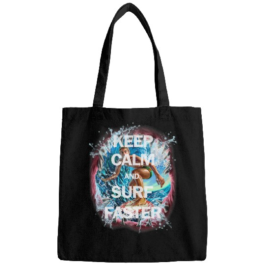 Shark Pet Keep Calm and Surf Faster Shark Attack Bags