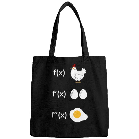 Chicken Pet Derivative Function Math Teacher Fried Egg Derivative Bags