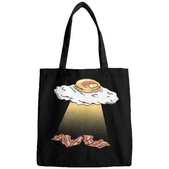 Aliens UFO Fried Egg and Bacon Alien Abduction Breakfast Bags