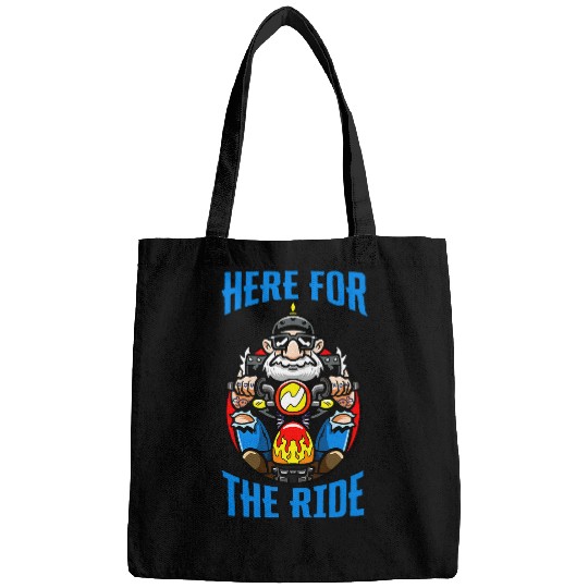 Motorcycle Biker Here For the Ride Motorcyclist Bags