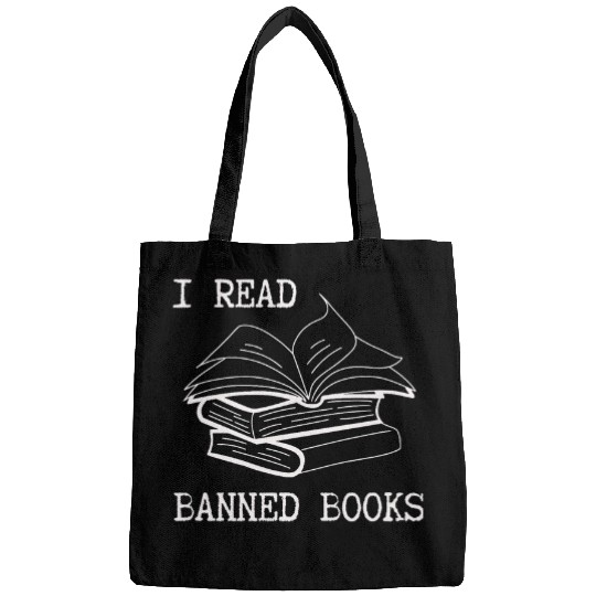 Book Fun I Read Banned Books Cute vintages Bookish Merch Librarian Bags