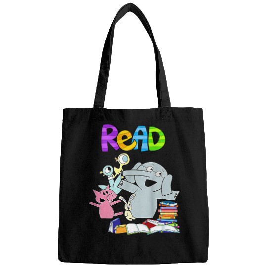 Elephant Mammal Funny Teacher Library Read Book Club Piggie Elephant Pigeons 2 7 Bags