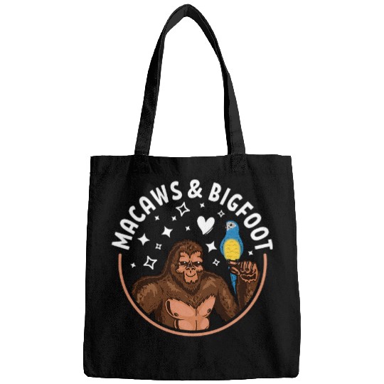 Bigfoot Pet Parrots Bigfoot Sasquatch I Bluethroated Macaw Bags