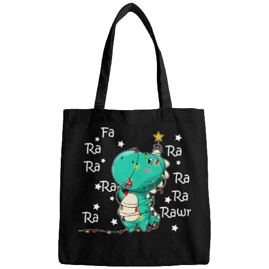 Dinosaur Pet Fa Ra Rawr T rexs Santa Christmas Carol Funny Dinosaur xmass 6 Bags
