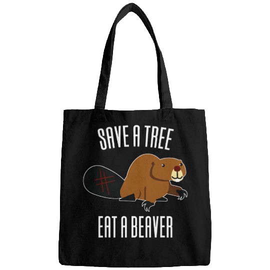 Beaver Pet Save A Tree Eat A Beaver Environment 01 Bags