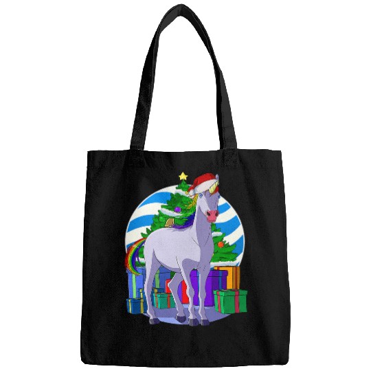 Unicorn Pet Santa Christmas Tree Decor Bags