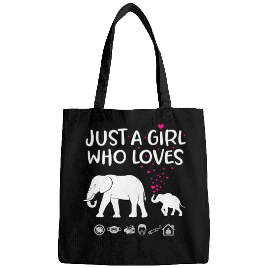 Elephant Mammal Girls Women Tee for Mothers Day Elephant Graphic Plus Size Bags