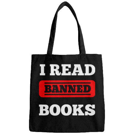 I Read Banned Books Week Librarian Reader Nerd Men 21 Bags