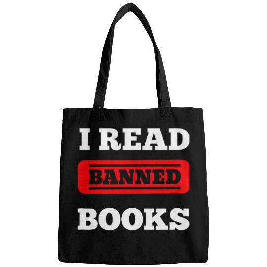 I Read Banned Books Week Librarian Reader Nerd Men 21 Bags