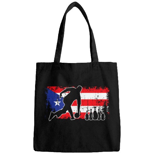 Sport Bowling Puerto Rico Flag Bowling League Team Coachs Cool Bowler Bags