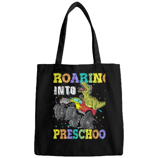 Dinosaur Pet Teacher Roaring Preschool T rexs Dino Monster Trucks Back to School Bags