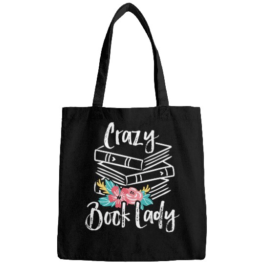 Book Fun crazys Book Lady for Book Club Librarian or Teacher Bags