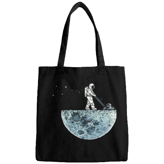 Lawn Mower Fun Moon Lawnmower Galaxy Cosmos Regular Fit Bags