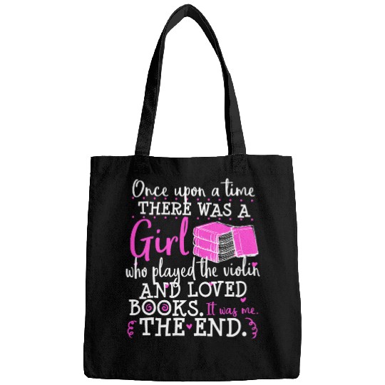 Book Fun Violin Orchestra Book Lover Nerd Once Upon A Reader Geek Bags