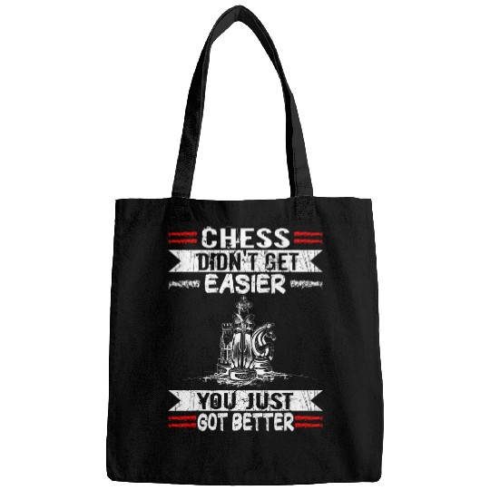 Chess Didnt Get Easier Funny Chess Coachs Rook Chess Club Bags