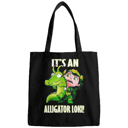 Alligator Pet Its An Alligator Loki Cute God Of Mischief Variant Funny Bags