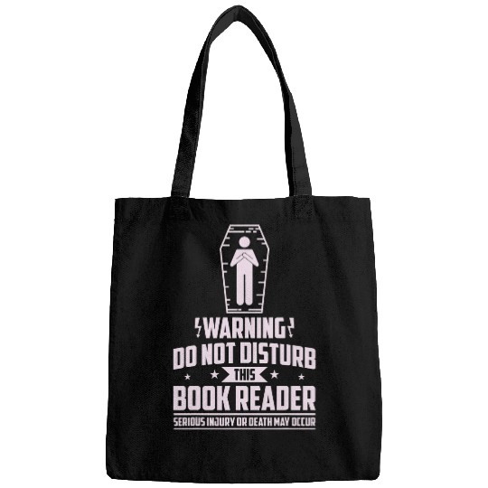 Book Fun Warning Do Not Disturb This Book Bags