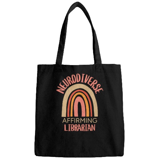 Autism Puzzle Neurodiversity Affirming Acceptance Library Librarian Bags