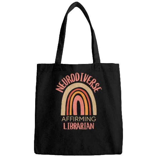 Autism Puzzle Neurodiversity Affirming Acceptance Library Librarian Bags