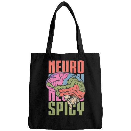 Autism Puzzle Neuro Spicy Neurodiversity Autism Awareness ASD ADHD SPED Bags