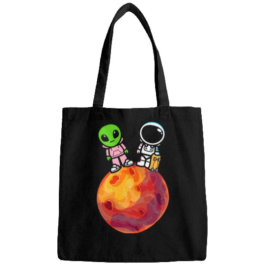 Aliens UFO Astronomy Solar System Planets Alien Astronaut Bags