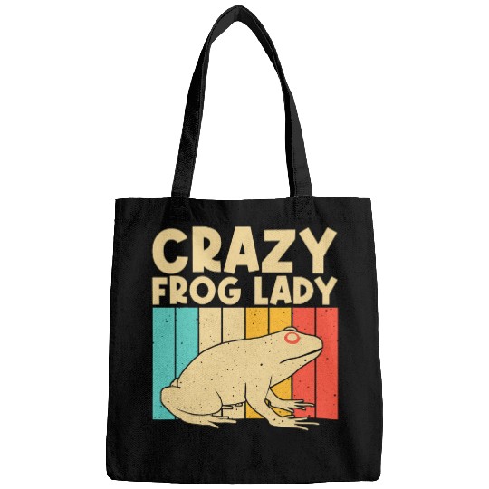 Frog Pet vintages Frog Design For Women Grandma Cute Frog Toad Lover Bags
