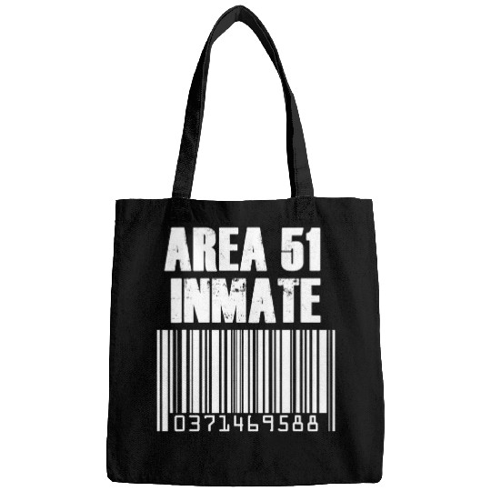 Aliens UFO Area 51 Inmate Costume Alien Jail Barcode Bags