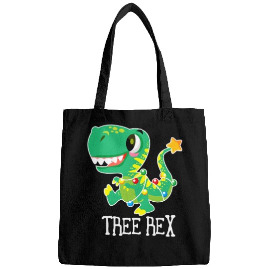 Dinosaur Pet Pajamas Tree rexs Christmas Tree xmass Lights Kids Bags