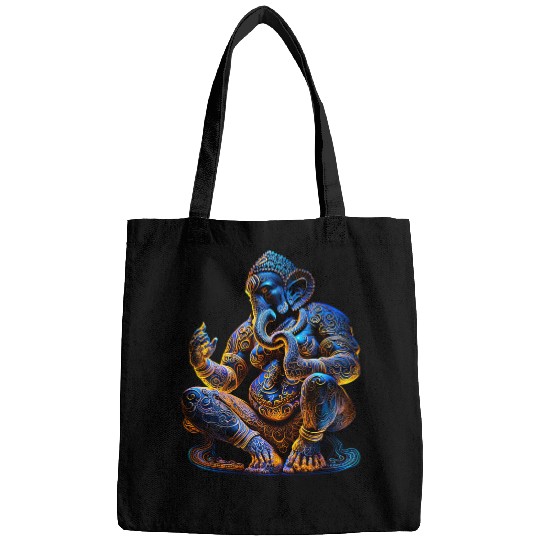 Elephant Mammal Ganesh Elephant Hindu Yoga Spiritual Meditation 3 Bags
