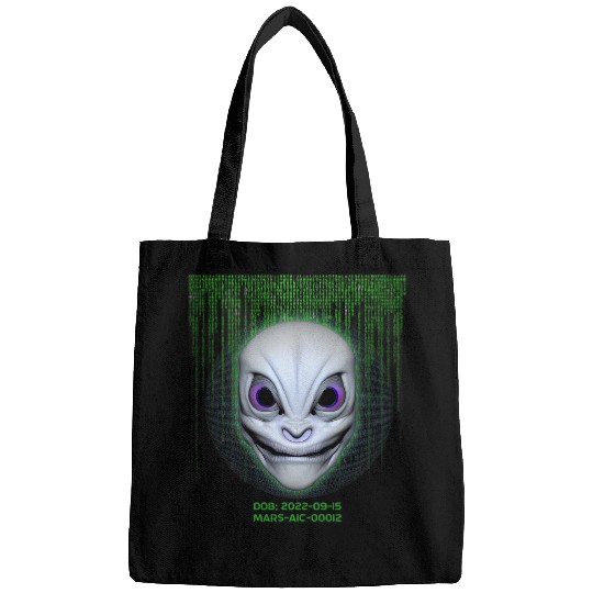 Aliens UFO Outer Space Mars Villain Alien Character MARSAIC00012 Bags
